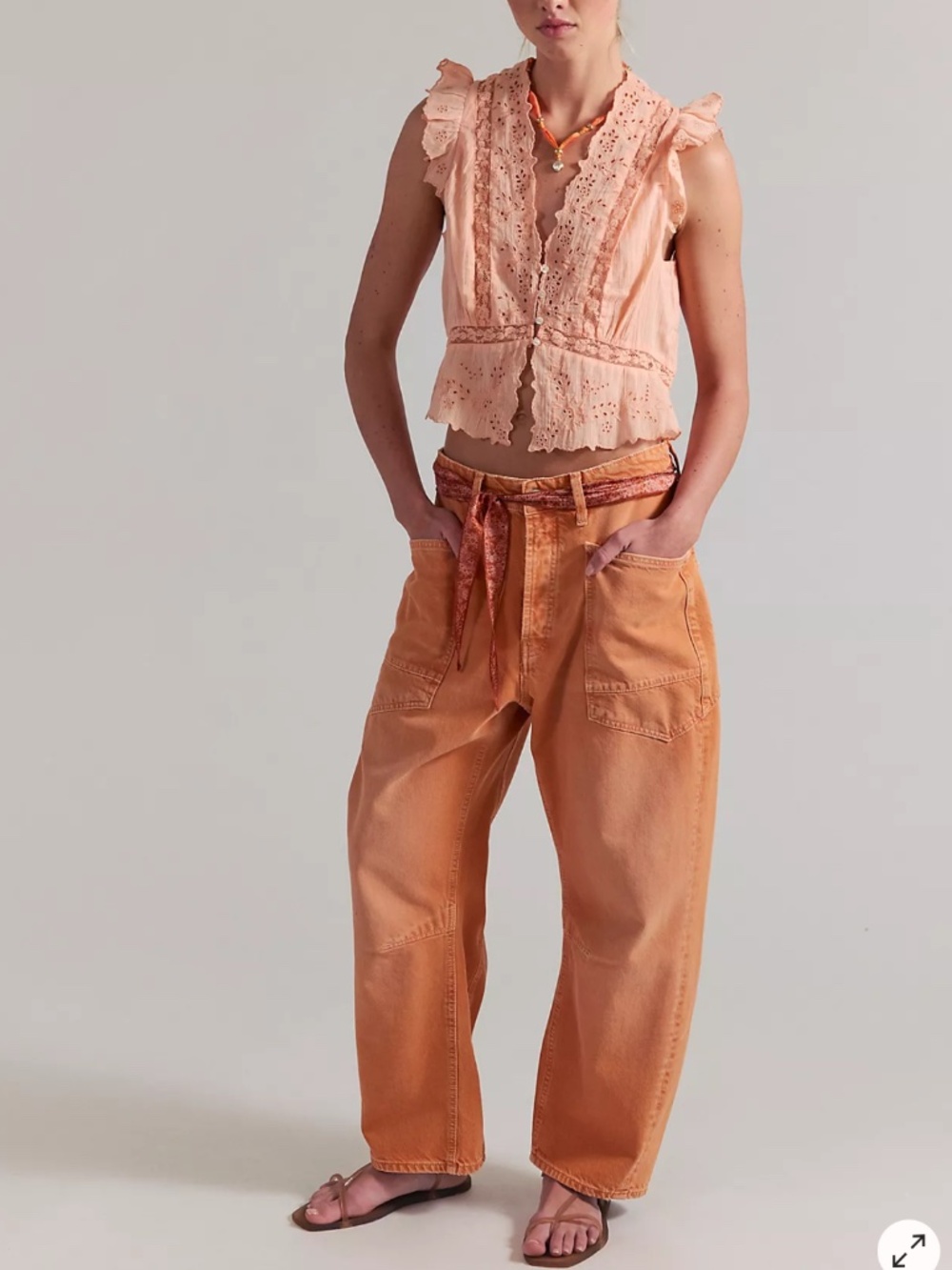 nwt free people day dreamer top (medium) retail $98 - Picture 7 of 8